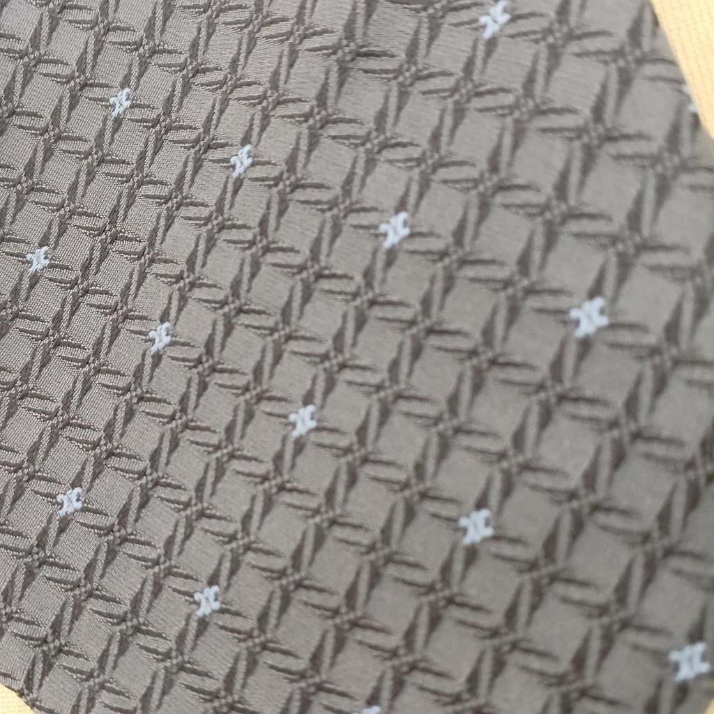 Used CELINE Silk Jacquard Tie
