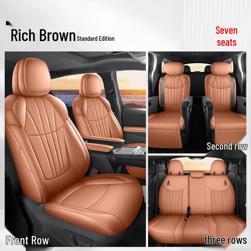 

Toyota Sienna Sai Na Seat Covers: Fully Enclosed Seven-Seater Leather Cushions for 26 Models Toyota Sienna