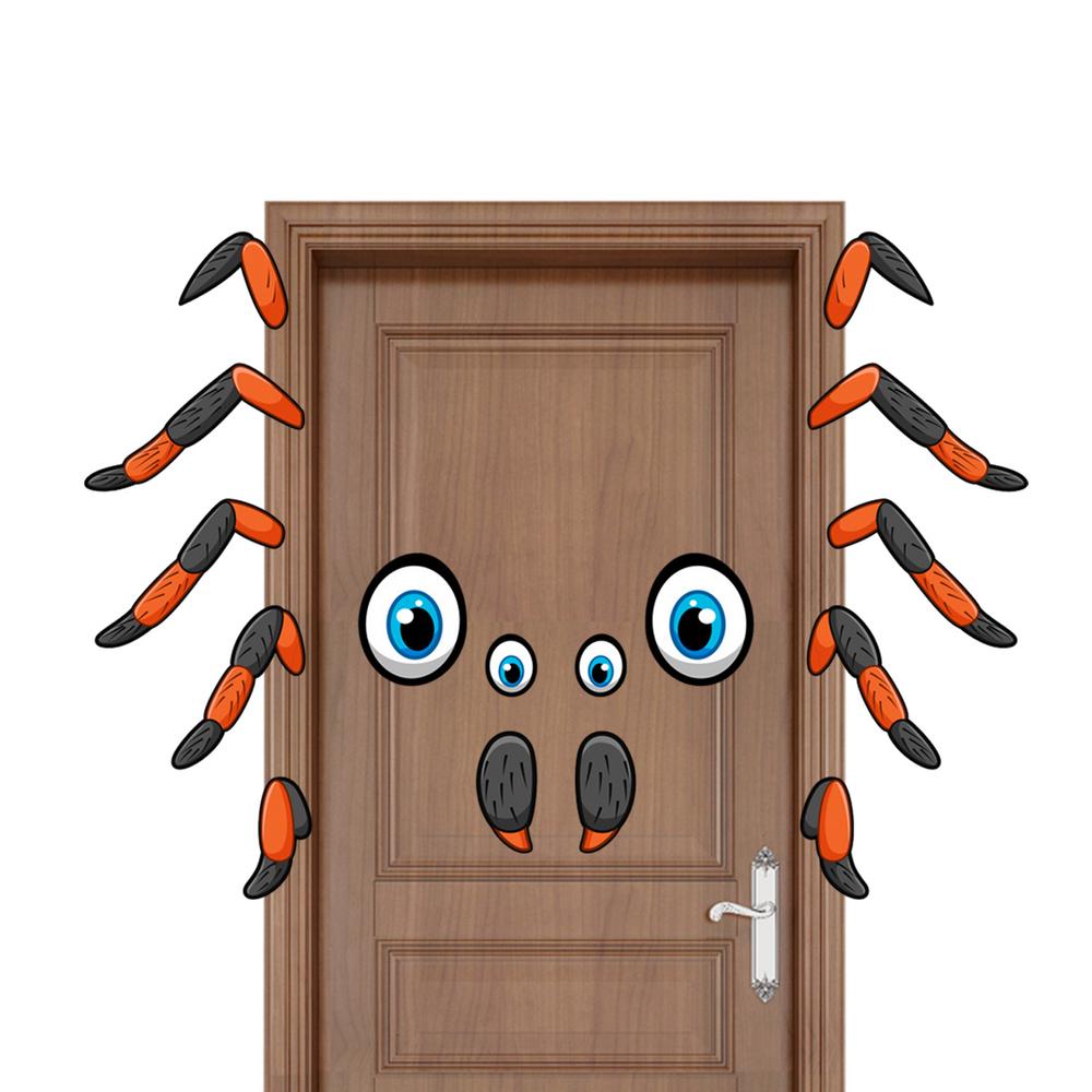 

Halloween Car Decorations Strong Adhesive Halloween Decoration Stickers Washable Halloween Decals Party Supplies Waterproof Car