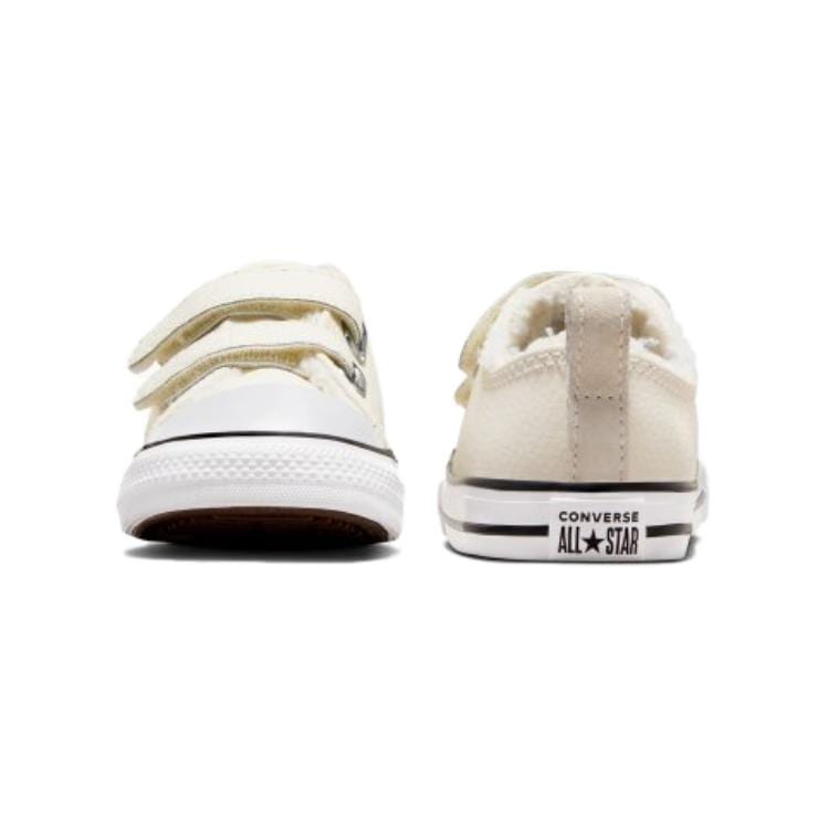 Converse Chuck Taylor All Star Leather Low top Toddler Shoes Beige Infant And Toddler A06799C