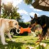 Felt Dog Bone Toy for Chewing and Teeth Cleaning Durable Pet Chew Toy for Small and Medium Dogs Multi-Color