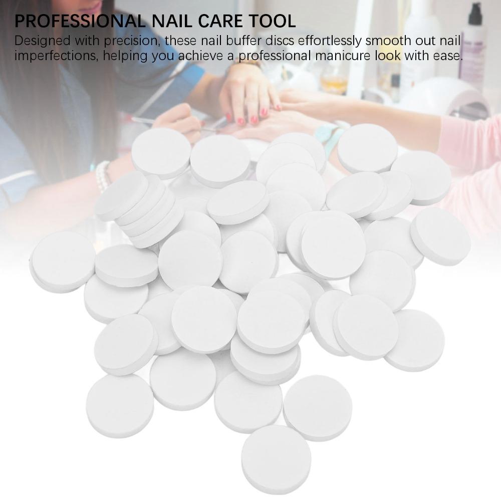 50pcs 25Mm Diameter Replaceable Nail Polishing Disc Daily Nail Grinding And Polishing