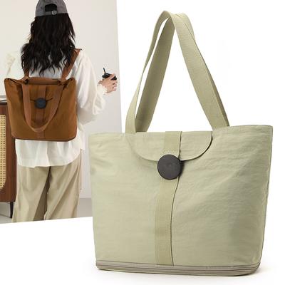 Multifunctional Nylon Bag Women's Lightweight Large Capacity Shoulder Tote Bag Multifunctional Backpack