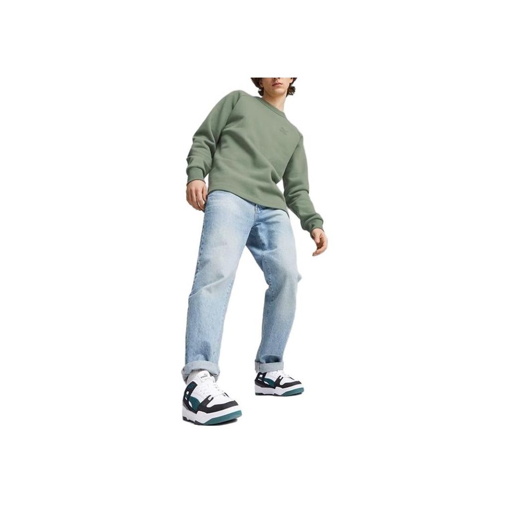 Puma Loose Fit Sports Hoodie Unisex Hoodies Army-Green 625299-44