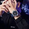 Sanda Men's Casual Sports Waterproof Dual Display Digital Watch