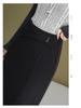 Women's High-Waisted Slit Pencil Skirt - Autumn Slim Fit Fashionable Drape Style