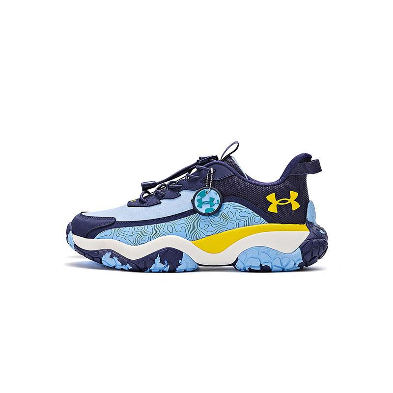 Under Armour Fashionable Casual Sports Versatile Breathable Kids Running Shoes Kids Sneakers Blue 2431503LS