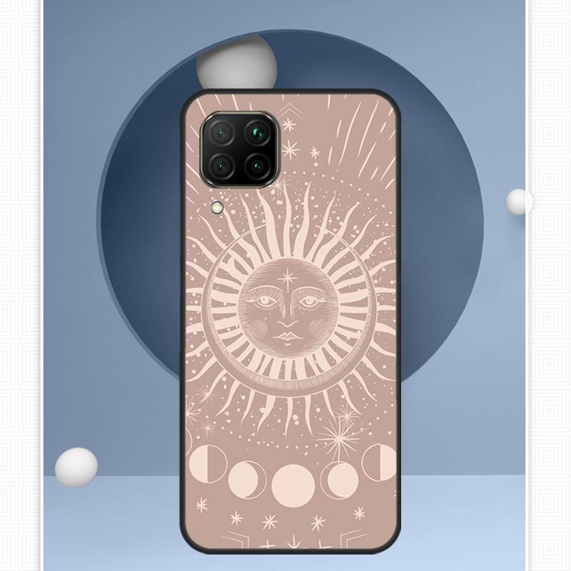 Sun Moon For Huawei Nova 12s 12i 11i 8i Y91 Y60 Y70 Y72 Y90 Y61 9 10 SE P20 P40 Lite P30 P60 Pro Case