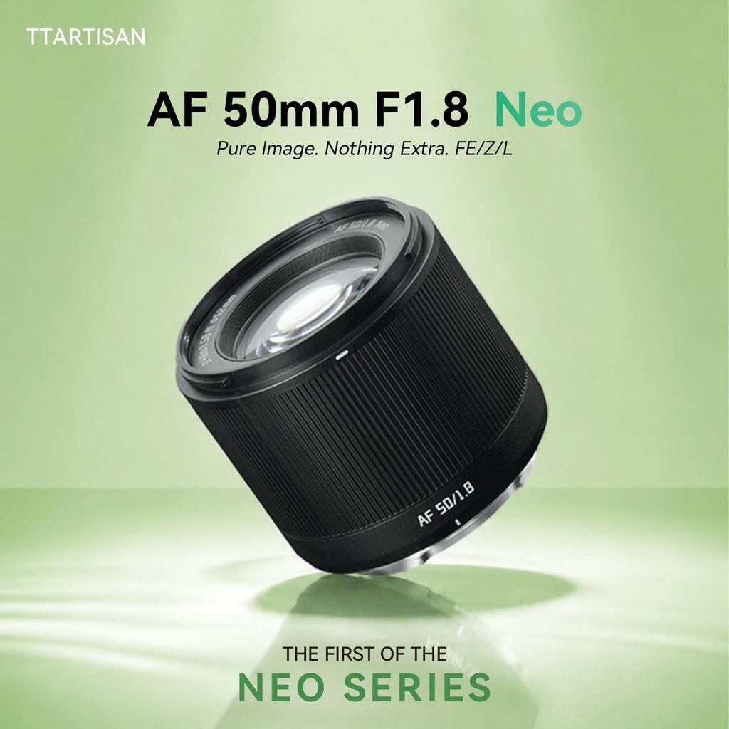 TTARTISAN AF 50mm Neo Z Prime Lens for Nikon Z Mount Mirrorless Cameras [Genuine Product, 2-Year Warranty] F1.8 Full-Frame