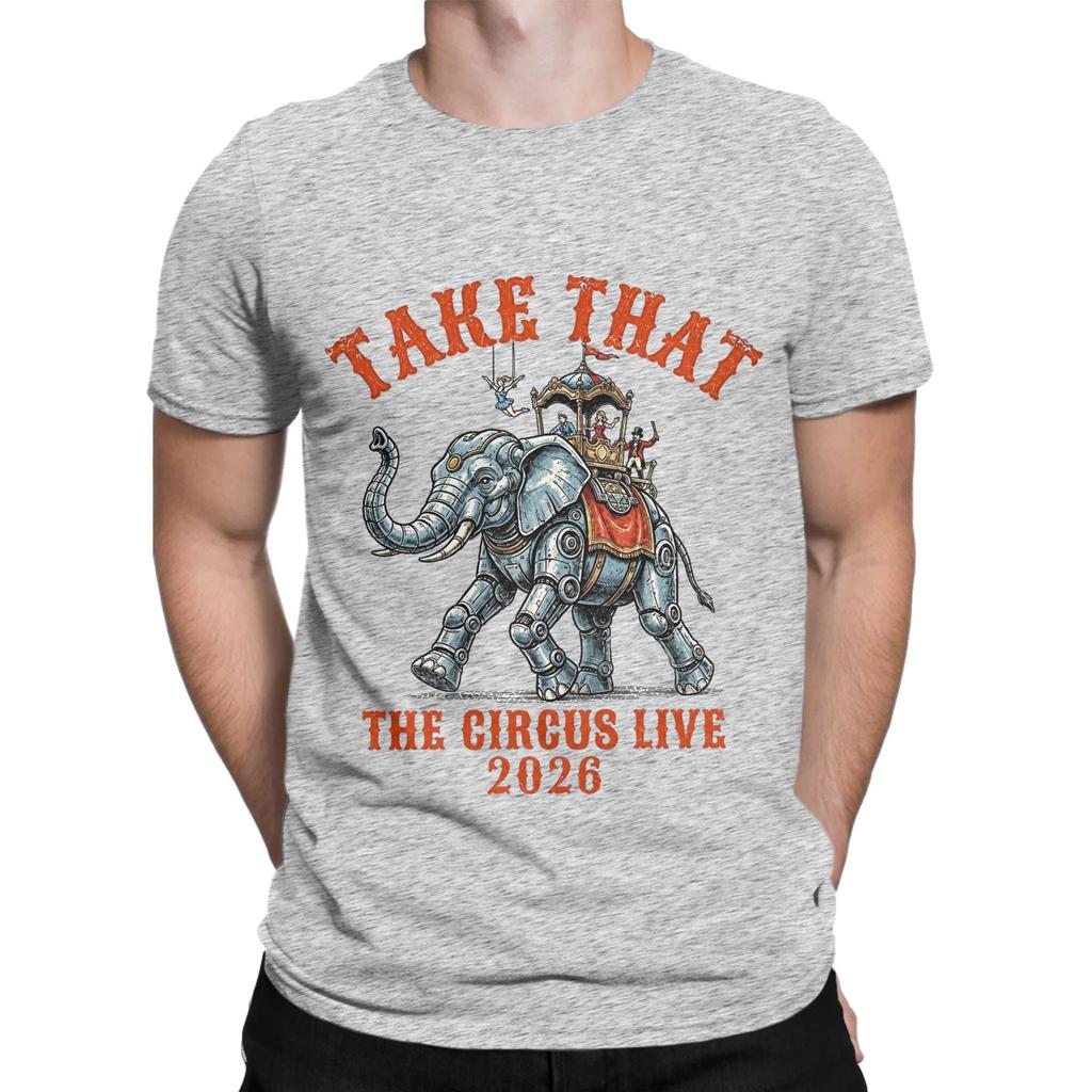 Unisex Unisex Printed Take That The Circus Live Tour 2026 T Shirt Tee Pure Cotton Tshirts Clothes