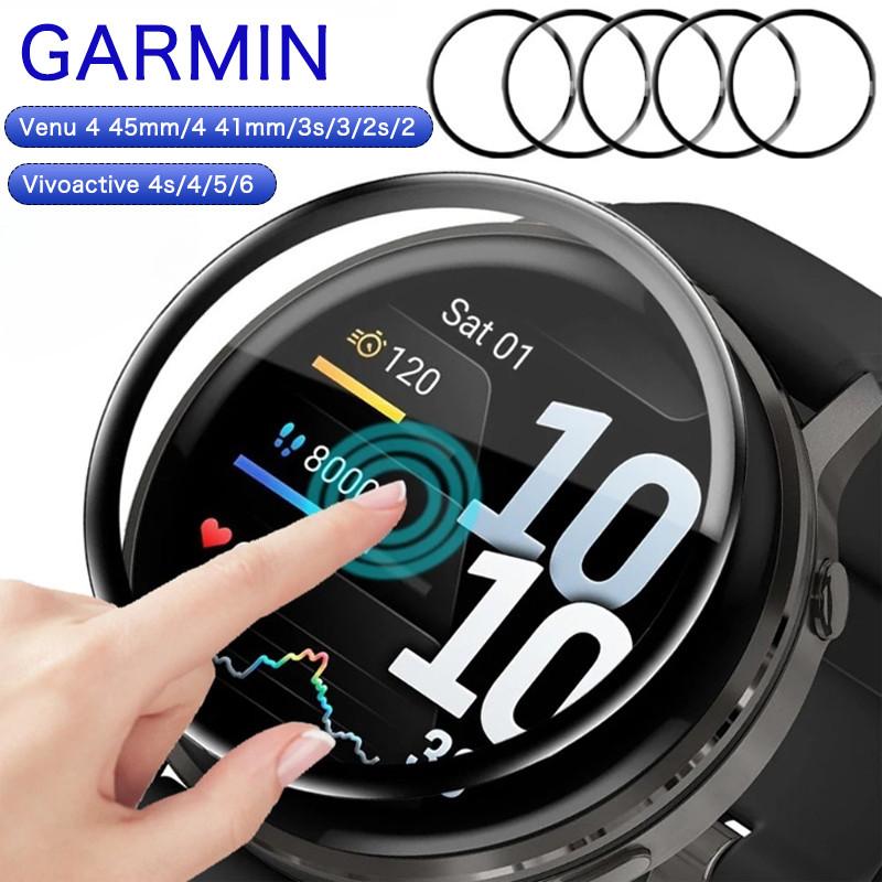 3pcs Screen Protector For Garmin Venu 4 45mm/4 41mm/3s/3/2s/2 Anti-scratch Soft TPU Flexible Films Protection For Garmin Vivoactive 4s/4/5/6