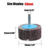 1pc 25/30/40/50mm Sanding Flap Disc Wheel Grinding Wheel Head Sander Abrasive Tools Polishing Rust Removal For Rotary Tool
