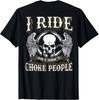 I Ride So I Dont Choke Skull Vintage Motorcycle Biker TShirt 100 Cotton ONeck Short Sleeve Summer Casual Unisexs Tshirt