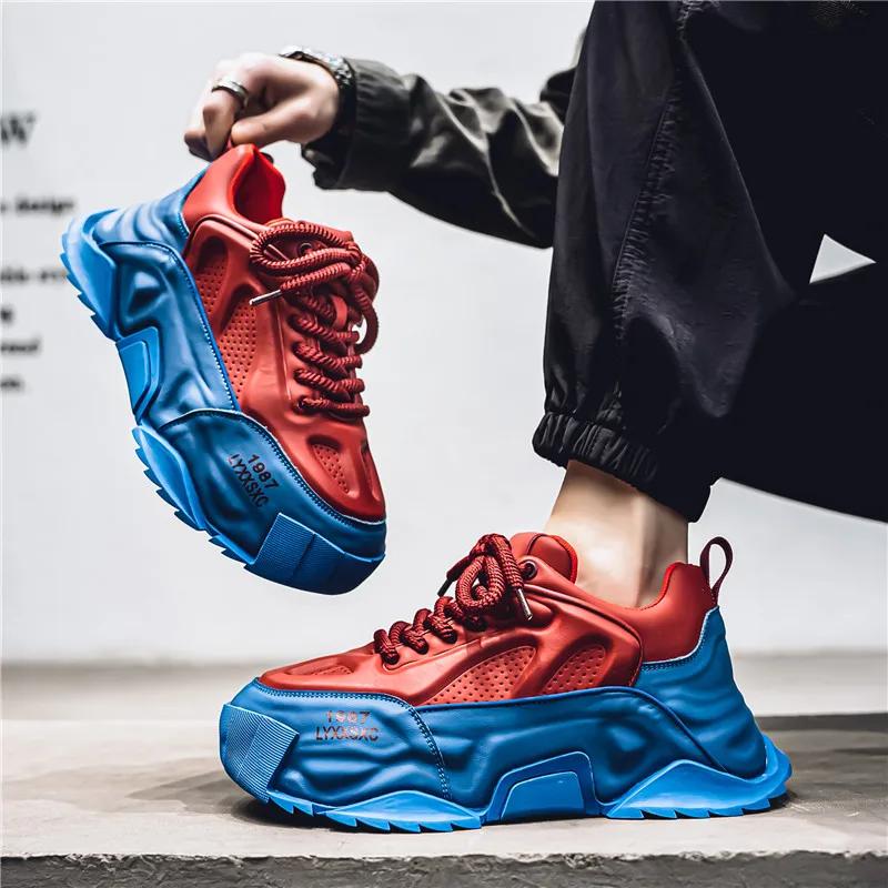 Mocassins Baskets pour hommes Baskets pour hommes Chaussures décontractées pour hommes Sport et loisirs Semelle épaisse Antidérapant Résistant à l'usure Vêtements de travail