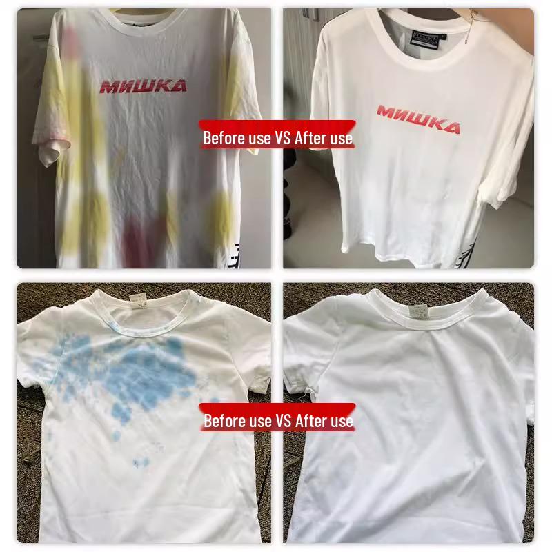 Smacchiatore Bianco Candeggina: Polvere Ripara Colore e Sbiancante per Vestiti Ingialliti