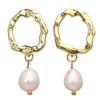 Women Retro Elegant Concise Imitation Pearl Earrings
