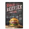 Delicious Hamburger Food Signs Metal Plaques Barbecue Kitchen Restaurant Shop Tin Sign Decorative Posters Retro Iron Paintings