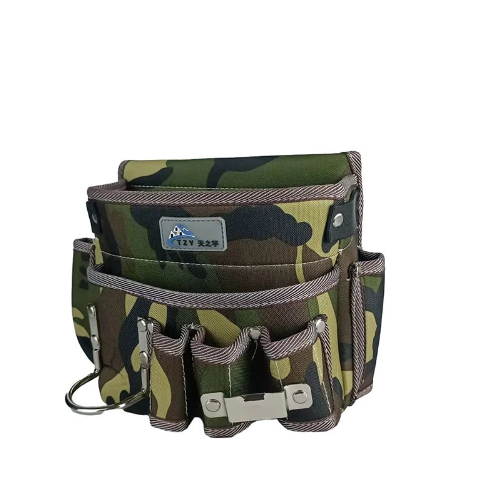 Oxford Cloth Electrician Waist Bag Multi-Pocket Tool Bag Tool Pouch Belt  Maintenance