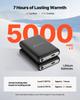 Heated Socks, 5000mAh Battery Powered, Rechargeable Heating Socks with 4 Heating Levels, Electric Heated Sock for Men Women, Foot Warmer for Hunting