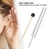 128HZ Aluminum Alloy Tuning Fork Wood Hammer Sound Healing Therapy Tool Set