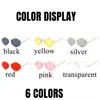 Trend Women Rimless Sunglasses Unisex Classic Metal Sun Glasses Ladies Travel Beach Uv400 Protection Lens Polygonal Glasses