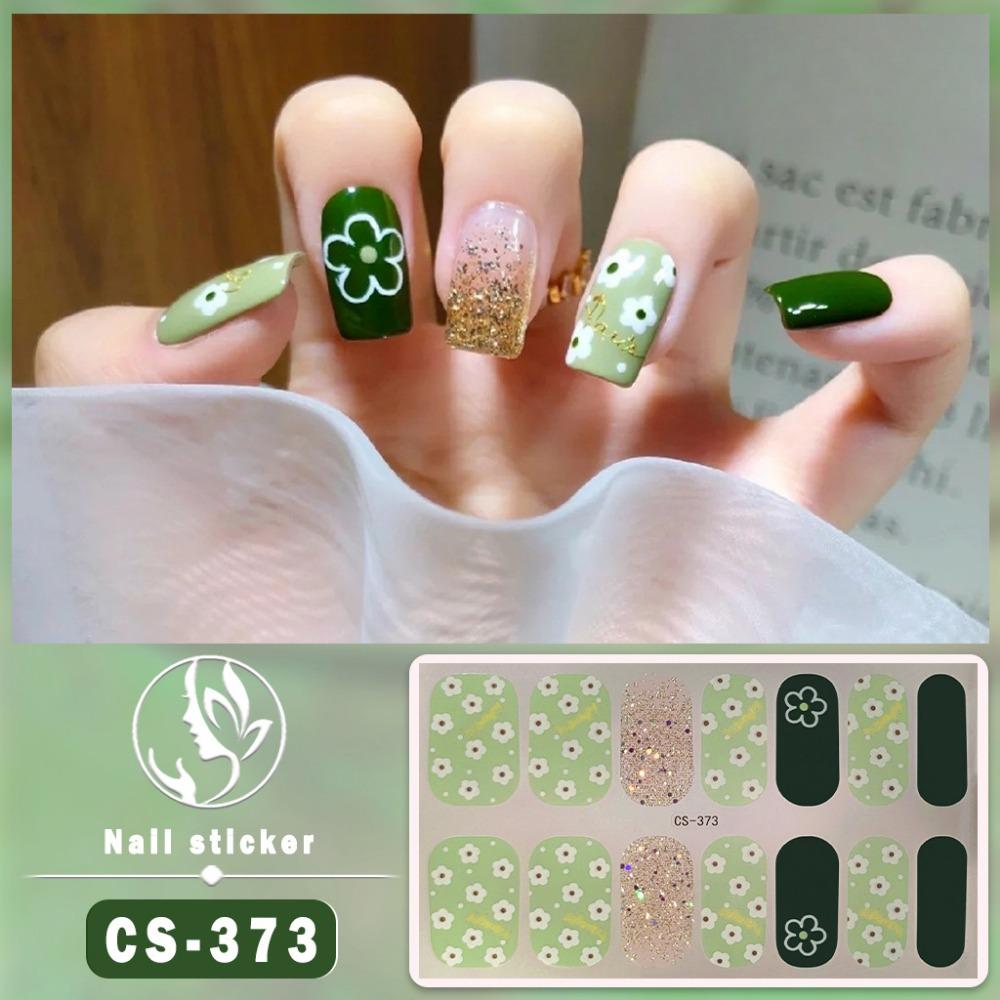 CS No-bake Gel Nail Polish Film Waterproof Full Sticker Chinese Style Panda Manicure Sticker Nail Sticker