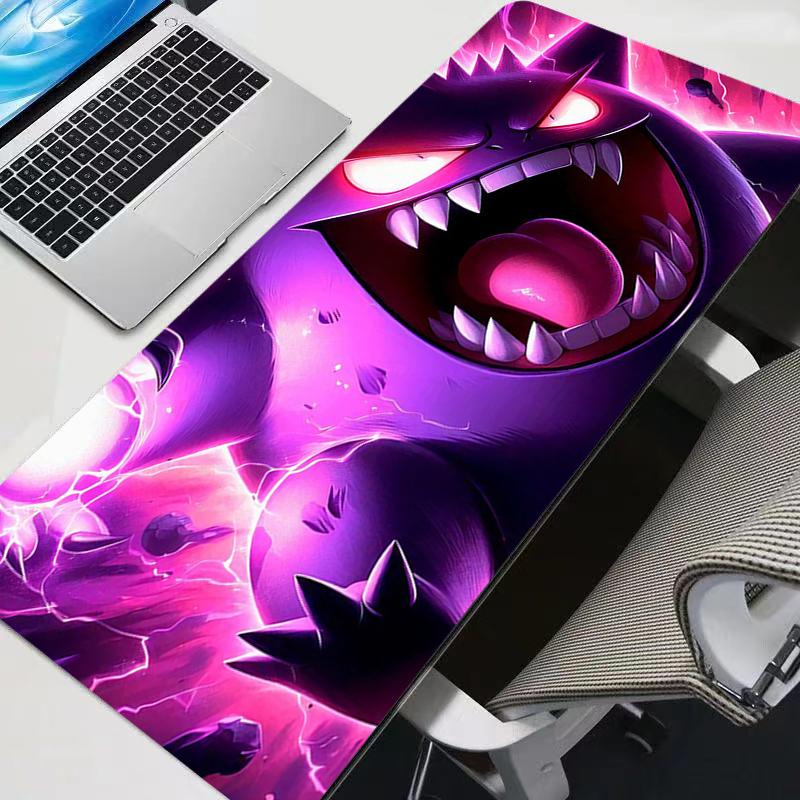 Mouse Pad Gamer Notebook Games High-Quality Mousepad HD Print Keyboard Pad P-Pokemon Gengar Mousepad Mouse Mat Gaming Desk Mat