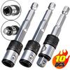 Portable 2-IN-1 Batch Head Connecting Rods Self-locking Quick Positioning Extension Rod Socket Adapter For Power Drills Wrenches