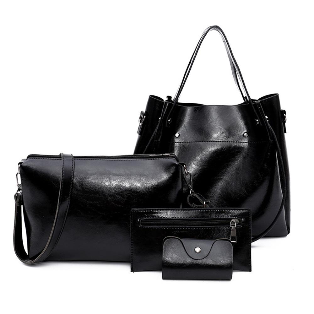 Четырехпредметный набор сумки для тещи, модная ручная сумка на плечо через плечо