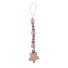 Baby Pacifier Clip Chain Wooden Star Holder Soother Pacifier Clip Leash Strap Nipple Holder For Infant Nursing Nipple Clip Chain