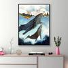 Abstract Marine Life Whale Octopus Canvas Painting Ocean Animals Prints Posters Wall Art Picture Living Room Home Decor No Frame