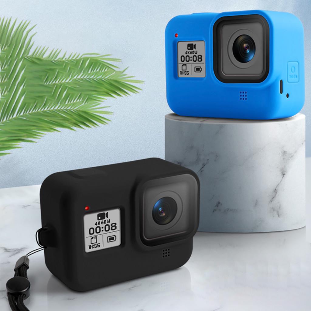New Soft Silicone Protective Housing  Cover Case for Go-pro 8 Black Camera