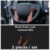 Car Door Handle Bowl / A Pillar / Steering Wheel Cover Trim ABS Accessories For Toyota Land Cruiser Prado FJ150 150 2010 -