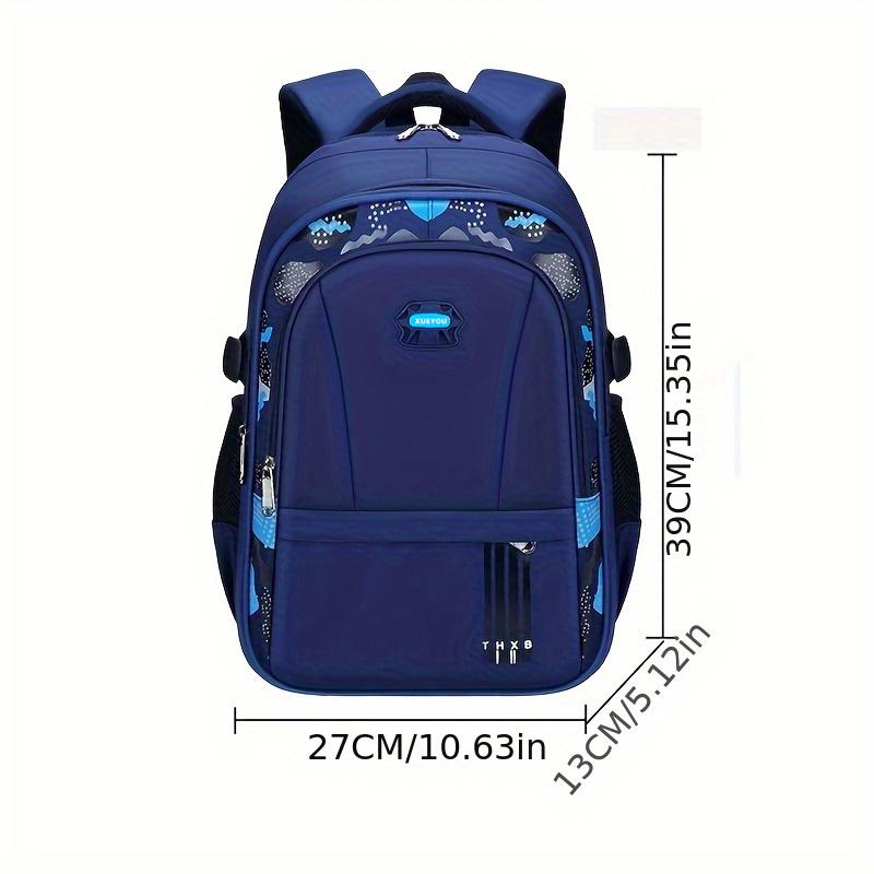 New Elementary School Students Schoolbag Boys 1-3-6 Grades 6-12 Years Old Lightweight Leisure Children'S Shoulder Bag Large Capa