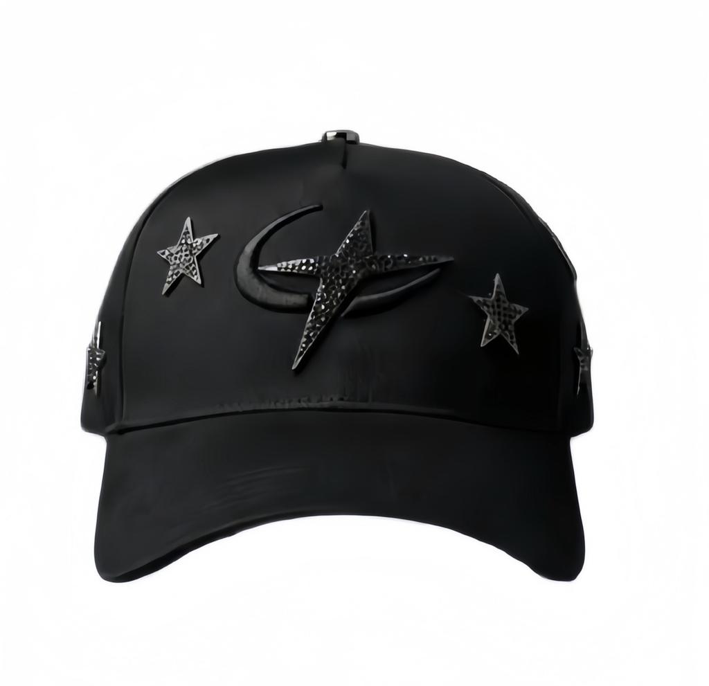 Wholesale Yo No Pesco Star Satin Lined Terry Dobby Embroidered Bling Sports Cap 5 Panel Rhinestone Brim Baseball Caps Barbas