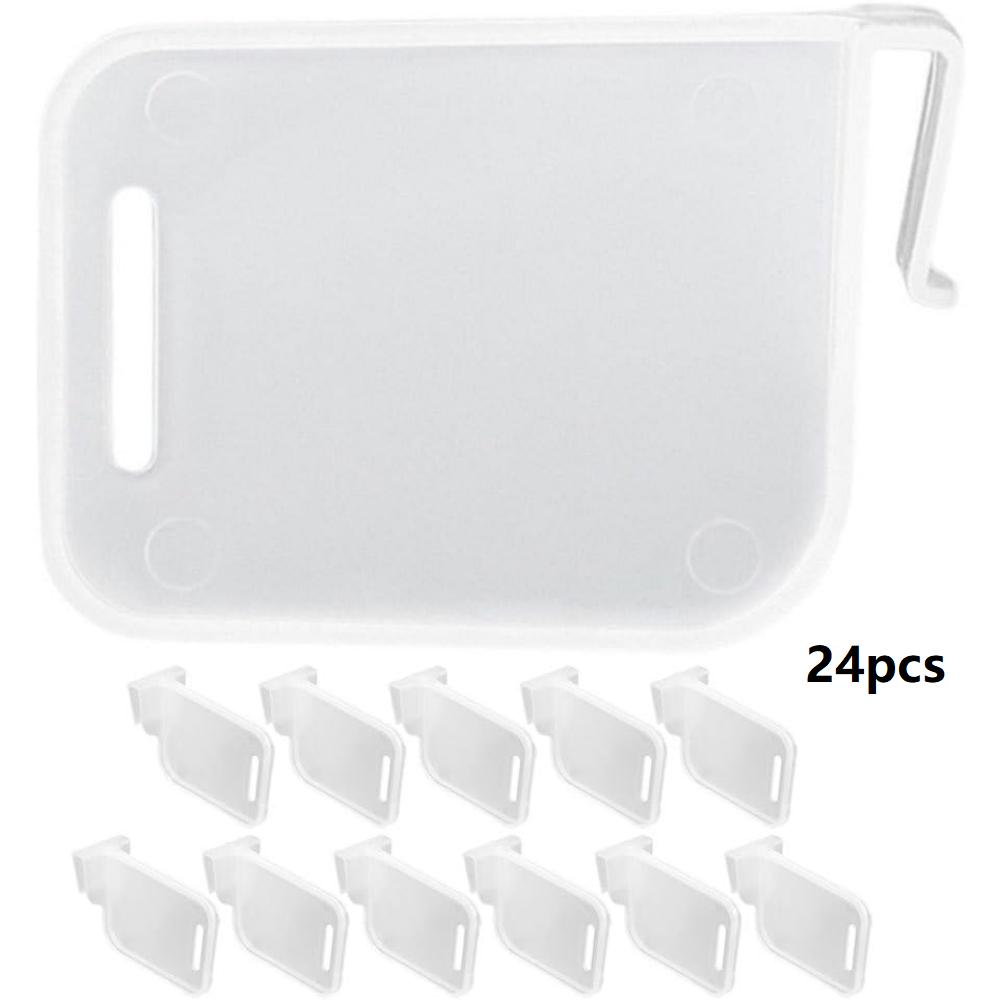 12/24 Piece Refrigerator Partition, Refrigerator Room Partition, Refrigerator Side Door Drawer Partition, Transparent Plastic