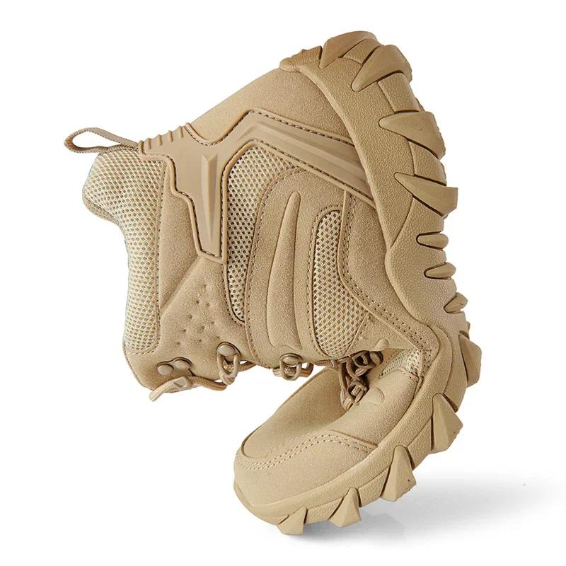 Outdoor Hiking Shoes Men High Top Ankle Boots Desert Boots Outdoor Shoes Men's Sneakers