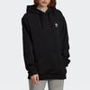 adidas Oryginalna bluza z kapturem z serii walentynkowej z logo z nadrukiem na plecach Męskie topy czarne GK7164