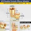 1/8" 1/4" 3/8" 1/2" 3/4" 1" Innengewinde x Außengewinde 90 Grad Messing Winkelstück Rohrfitting Verbinder Kupplung Für Wasser Kraftstoff Kupfer Adapter