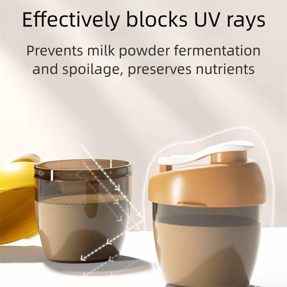 With Milk Powder Spoon Baby Milk Powder Box Essential Cereal Food Storage Box Outdoor