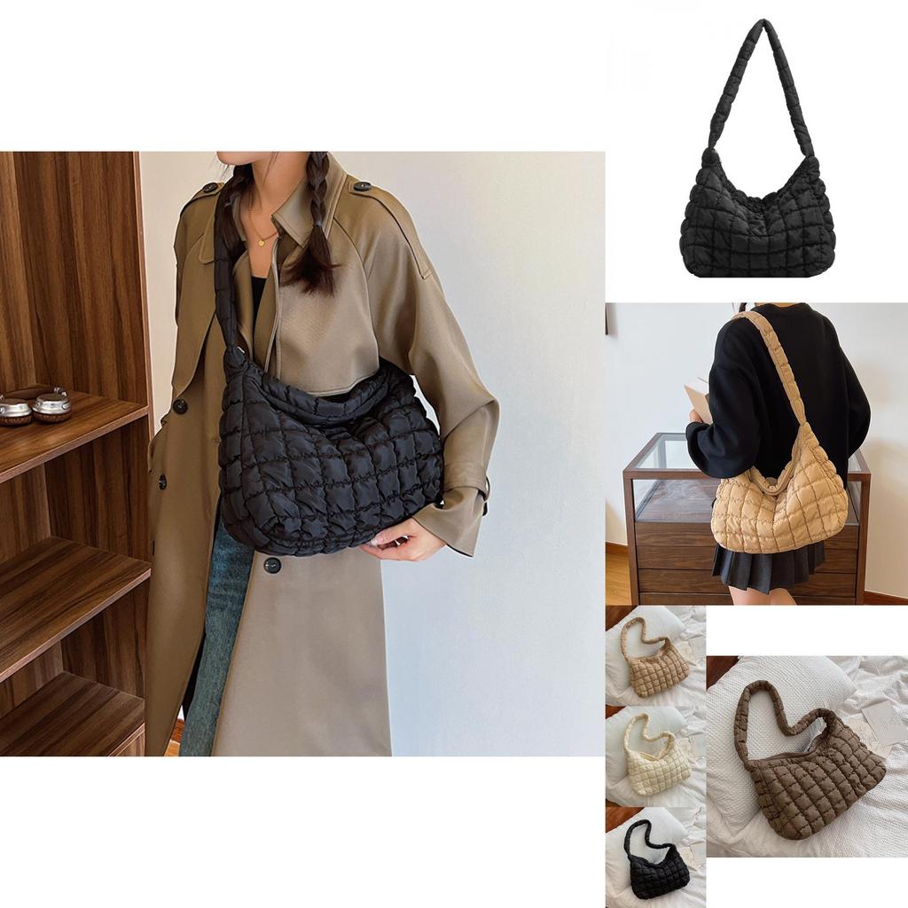 Schicke vielseitige Khaki-Tragetasche 2023 Modische lässige Umhängetasche für Damen