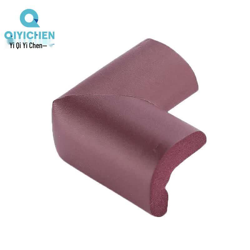 L-Shaped Table Corner Protectors, Brown, 10-Pack