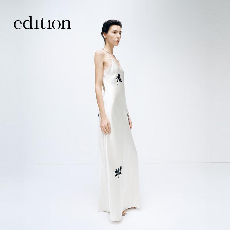 

Вышитое ацетатное платье-комбинация «Магнолия» S 160