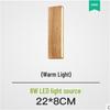 UOSU Solid Wood Double-Head Warm Light Wall Sconce