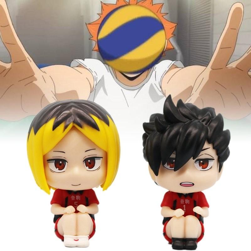 Adorable Pvc Volleyball Anime Figure Of Lk Black Tail Iron And Lk Gnawing Claw For Collectors