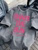 Chase The Sun Prints Washed TShirts Womens Cotton Oversize T Shirt ONeck Comfortable Distressed Tops Summer Womans Clothes