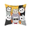 Halloween Pillow Cover Cartoon Pumpkin Head New Peach Skin Cushion Cover Sofa Cushion
