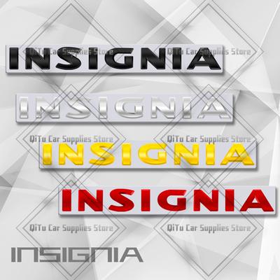 Cinkötvözet INSIGNIA Jelvény Autó Karosszéria Csomagtartó Sárvédő Öntapadós Embléma 3D Matrica Vauxhall Insignia GTC OPC Stylinghoz