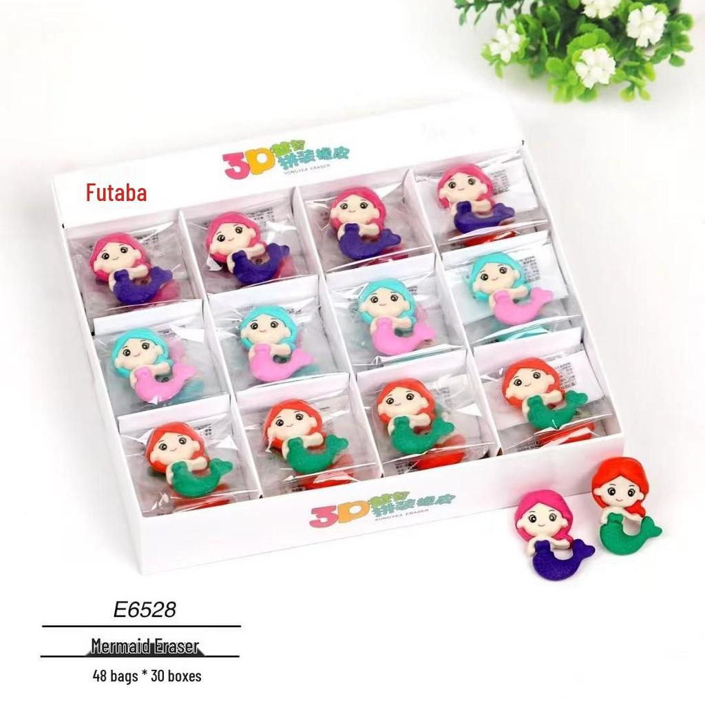 Cartoon-Puppen-Radiergummi-Stempel: 36 Stück - Perfektes Geschenk für Kinder und Schülerpreise