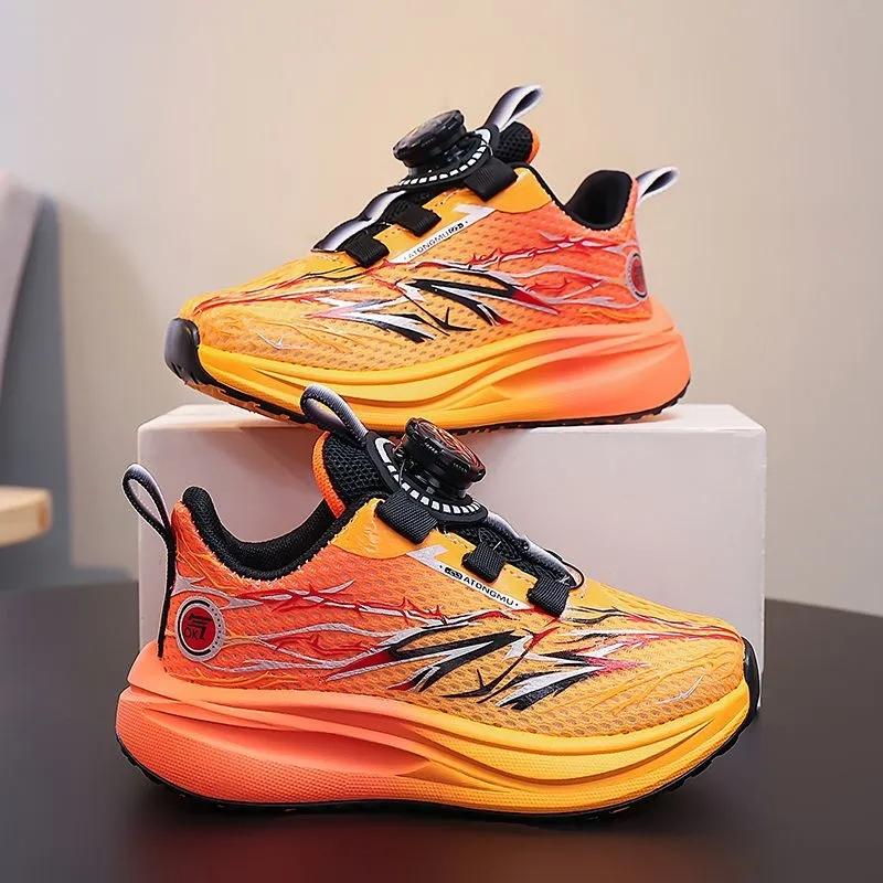 

Children s Casual Sneakers Summer Autumn Boy Girl Light Sports Running Shoes Breathable Kid Students Soft Walking Tennis Trainer Running Shoes 28 оранжевый